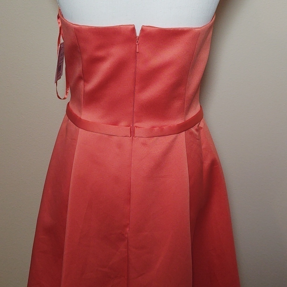 Michaelangelo NWT Women's Strapless Tea Length Formal - Picture 5 of 9